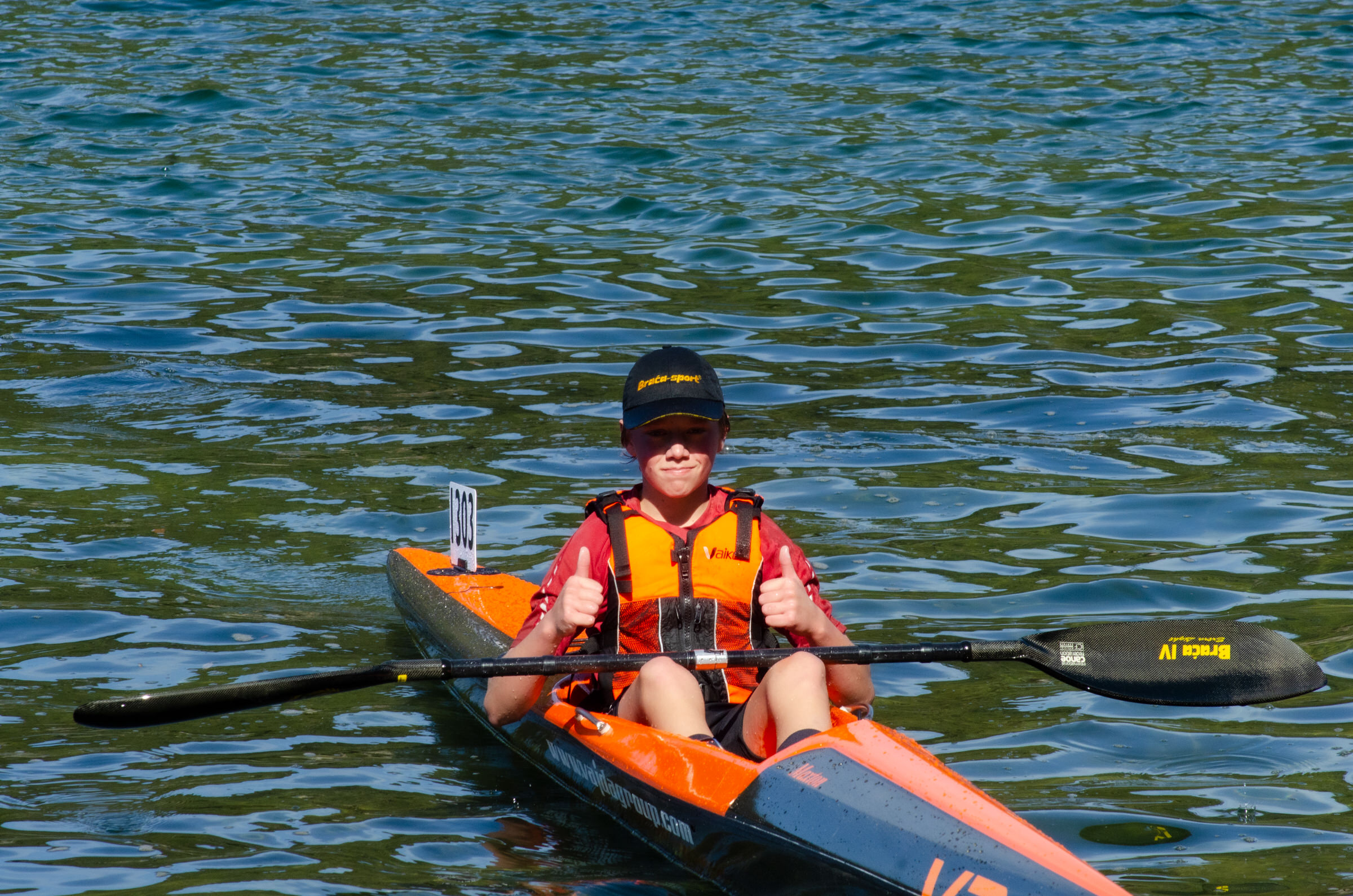 Junior Male Kayaker
